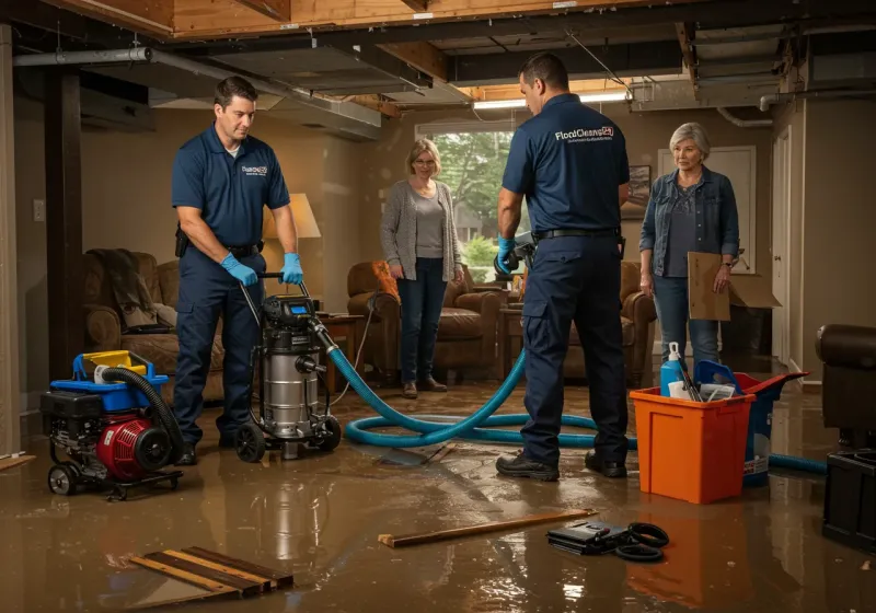 Basement Water Extraction and Removal Techniques process in Avoca, PA